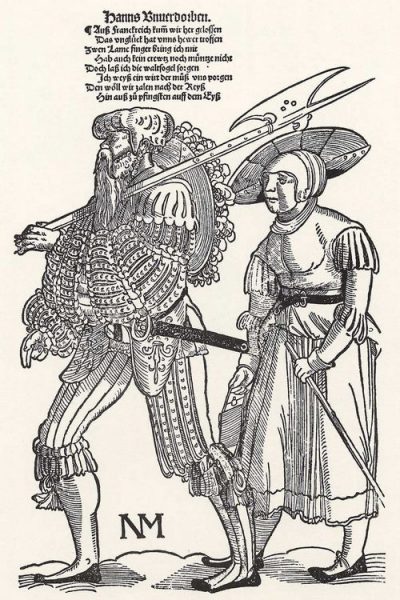 Stör, Niklas (1538): Landsknecht und Dirne