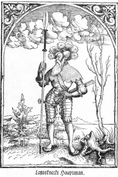 Unbekannt (1545): Landsknechtshauptmann