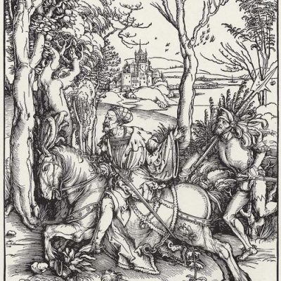 Dürer, Albrecht (1497): Reiter und Landsknecht
