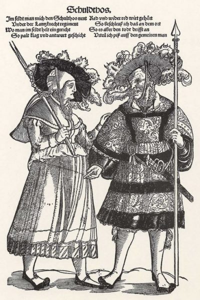 Stör, Niklas (1538): Schultheiß mit Frau