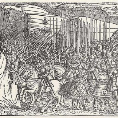 Stör, Niklas (1530): Reiterschlacht (linker Teil)